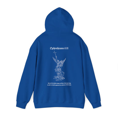 Christian Hoodie - Ephesians 6:11 Archangel Design