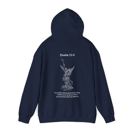 Christian Archangel Hoodie - Psalm 23:4