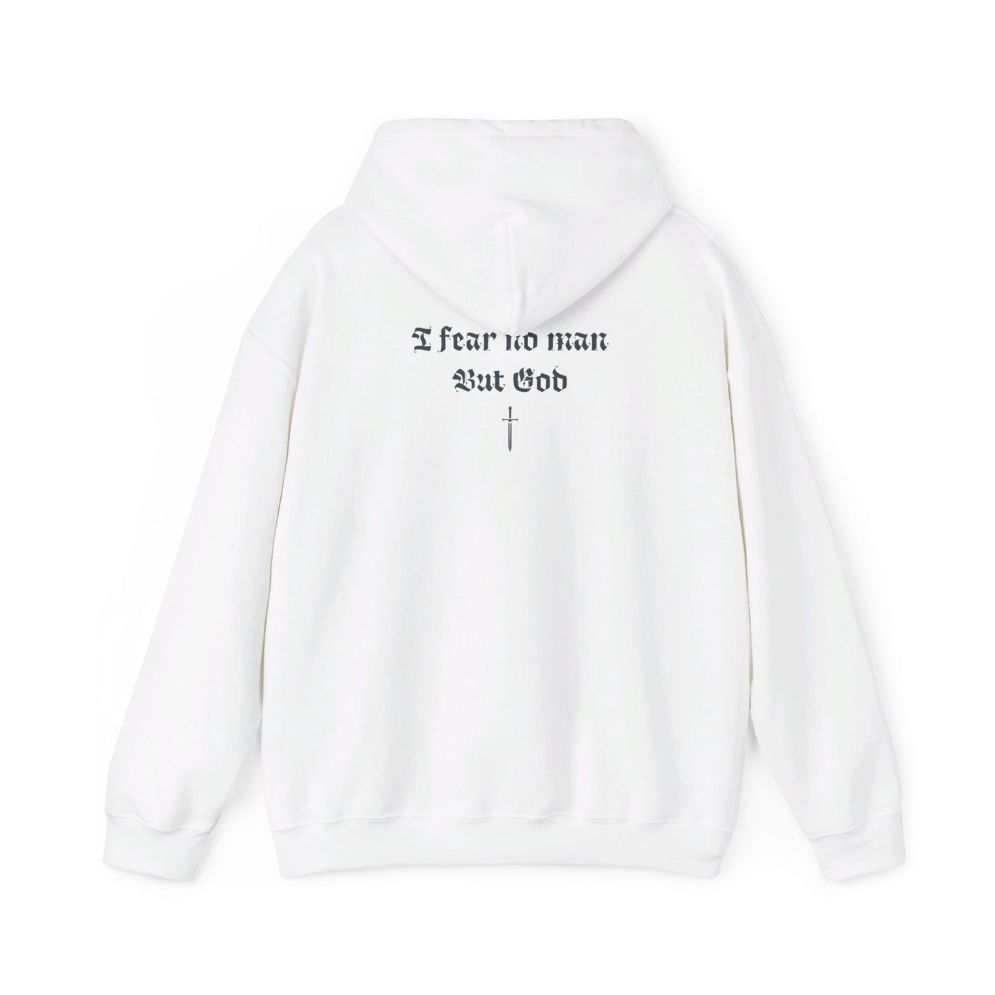 fear no man hoodie - renewed life apparel