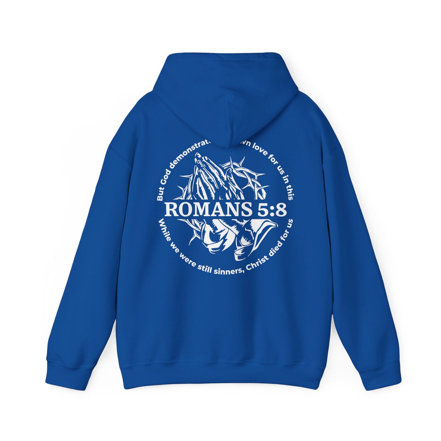 christian hoodie romans 5:8