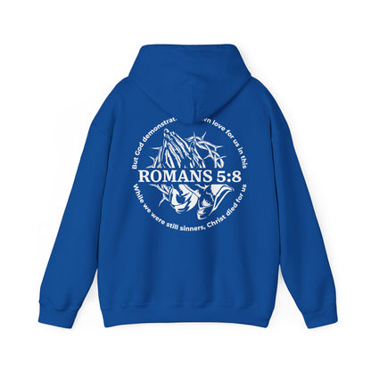 Christian Hoodie Romans 5:8