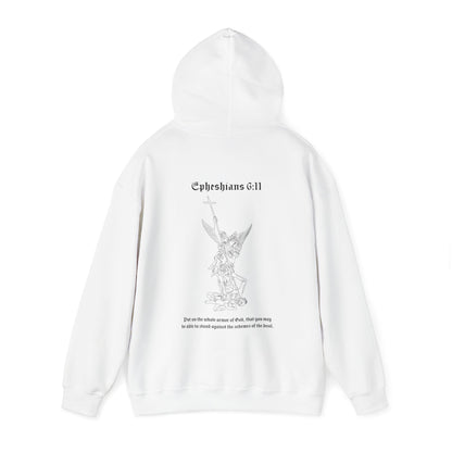 Christian Hoodie - Ephesians 6:11 Archangel Design