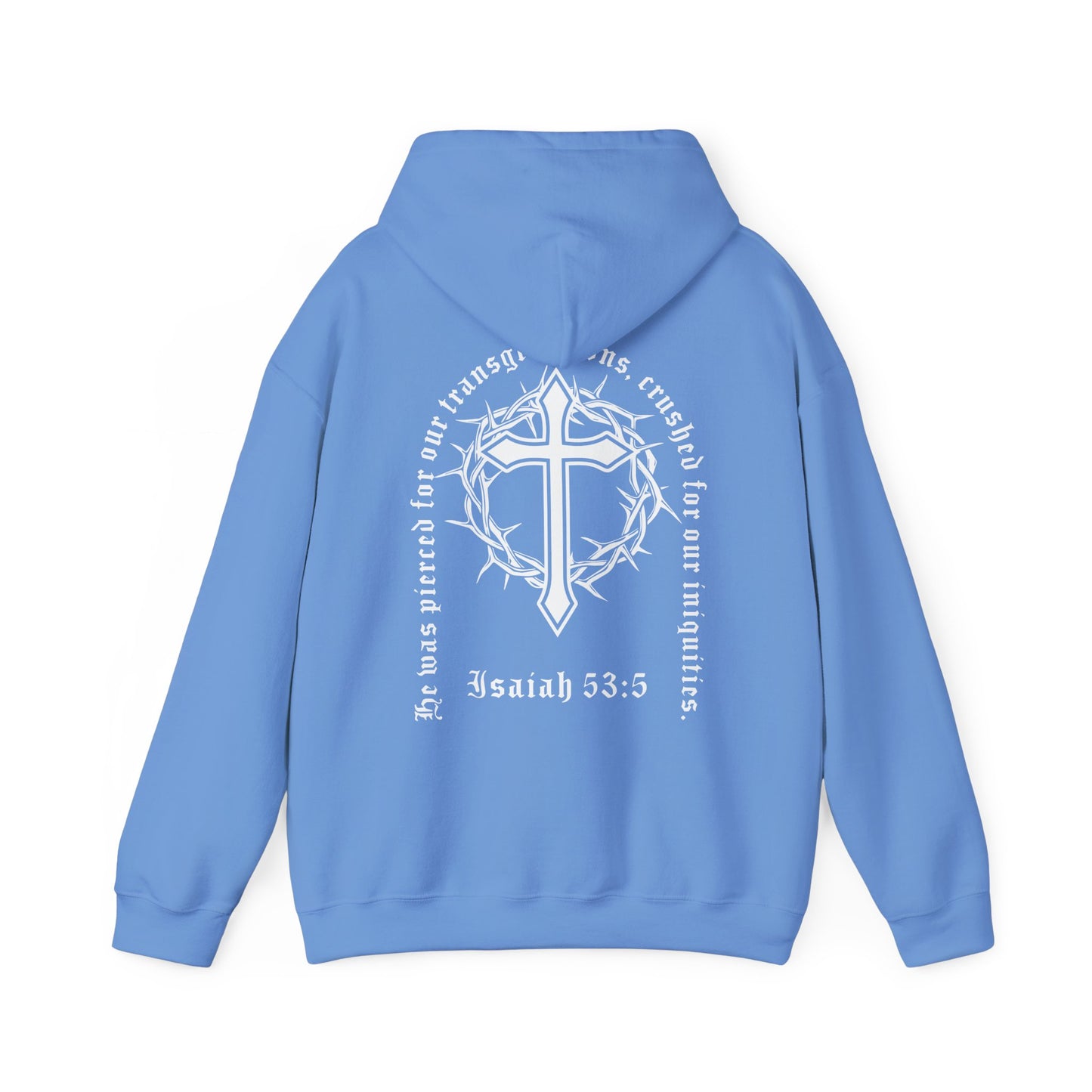 christian isaiah 53:5 hoodie