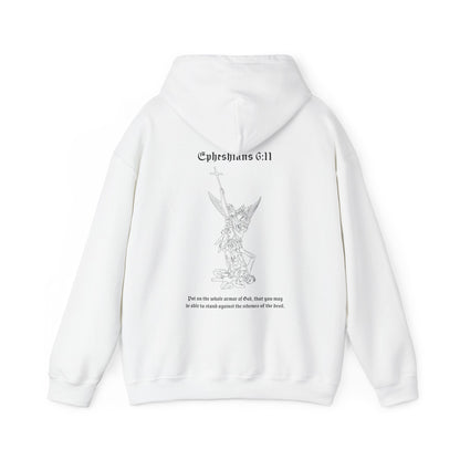 Christian Hoodie - Ephesians 6:11 Archangel Design