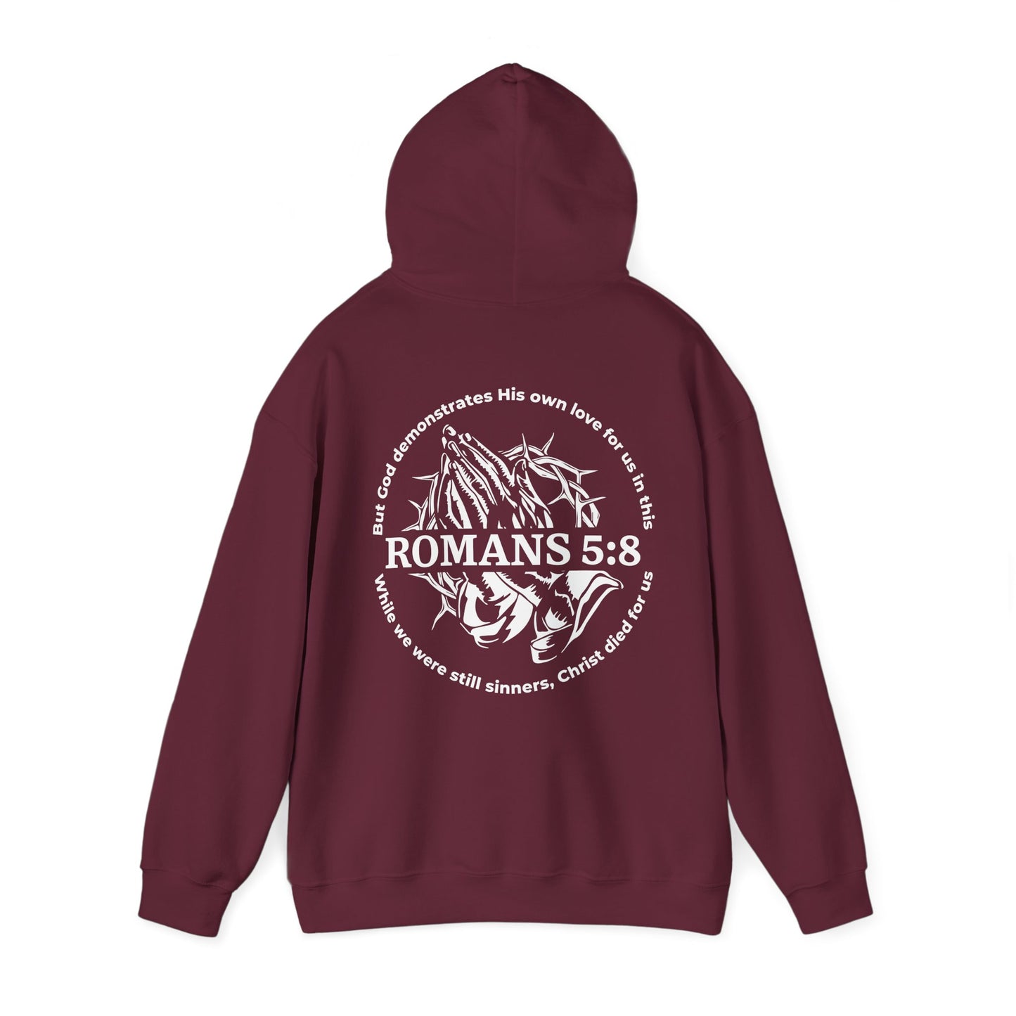 christian hoodie romans 5:8