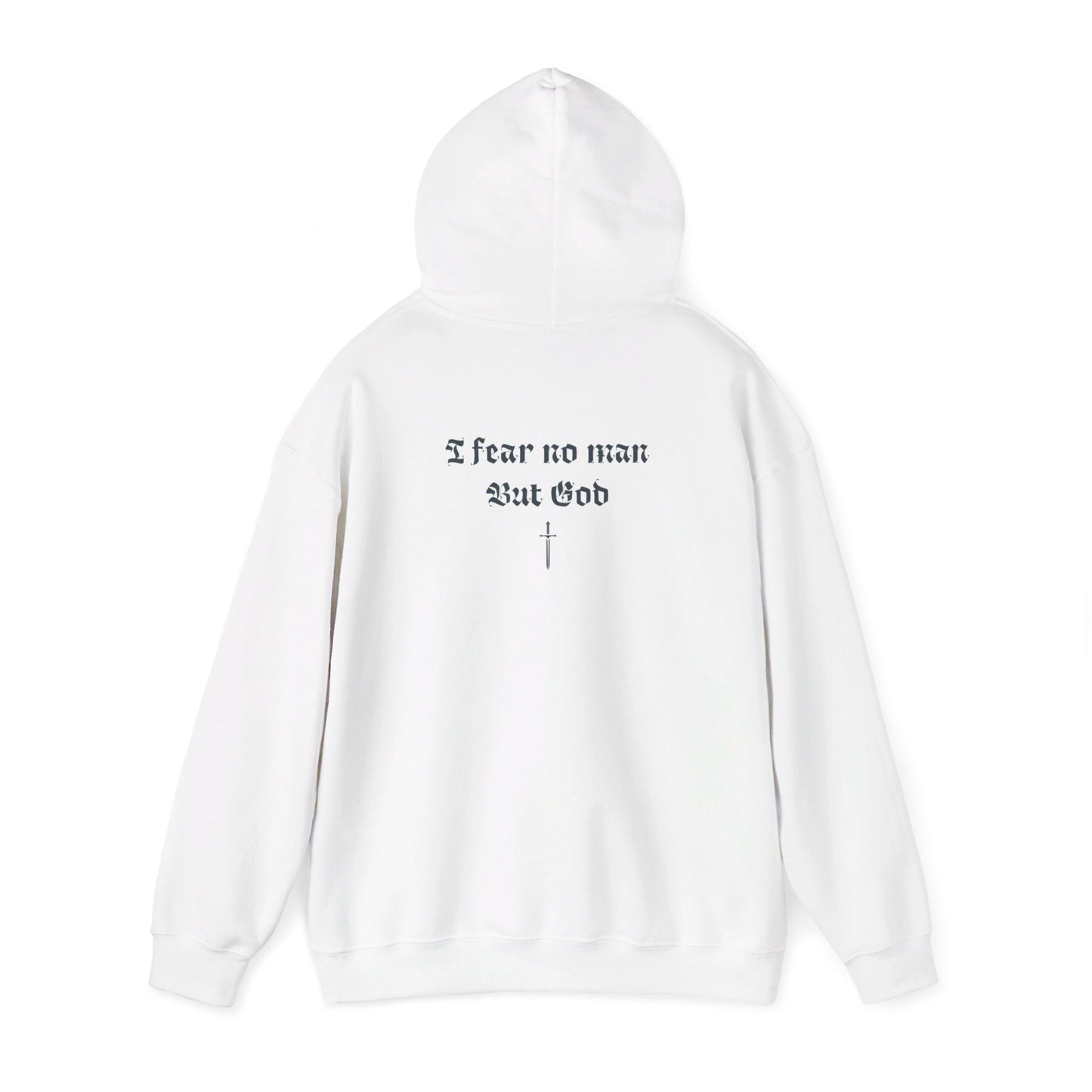 fear no man hoodie - renewed life apparel