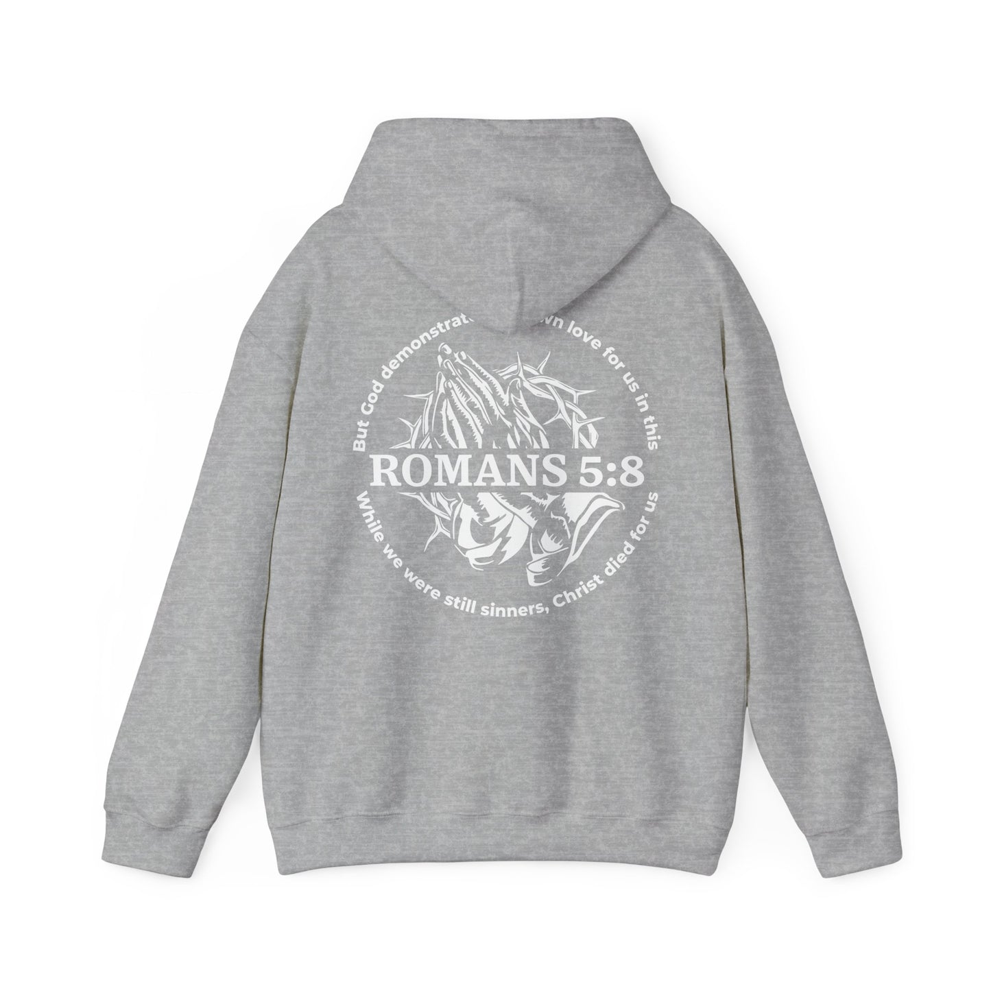 christian hoodie romans 5:8