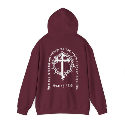 Christian Isaiah 53:5 Hoodie