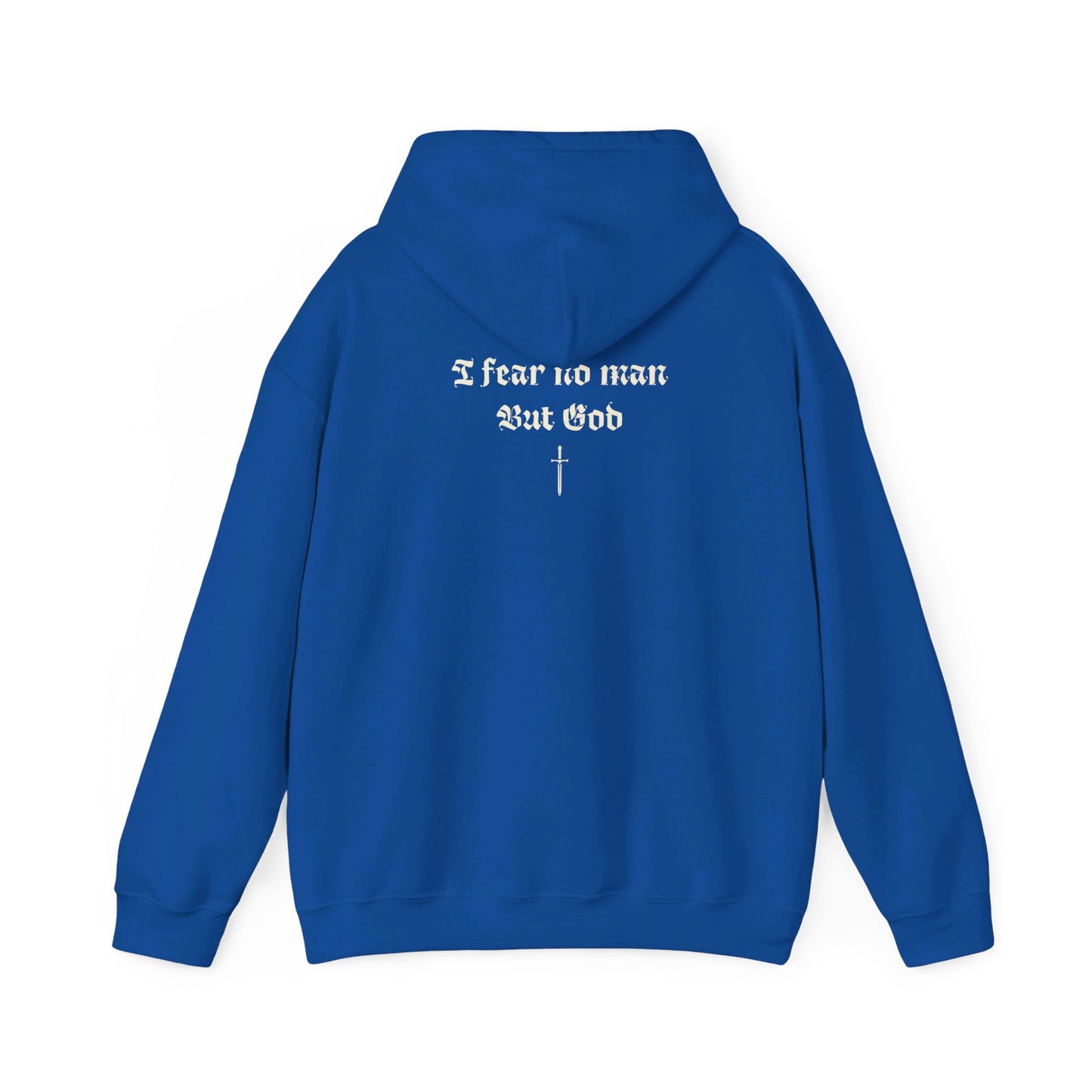 fear no man hoodie - renewed life apparel