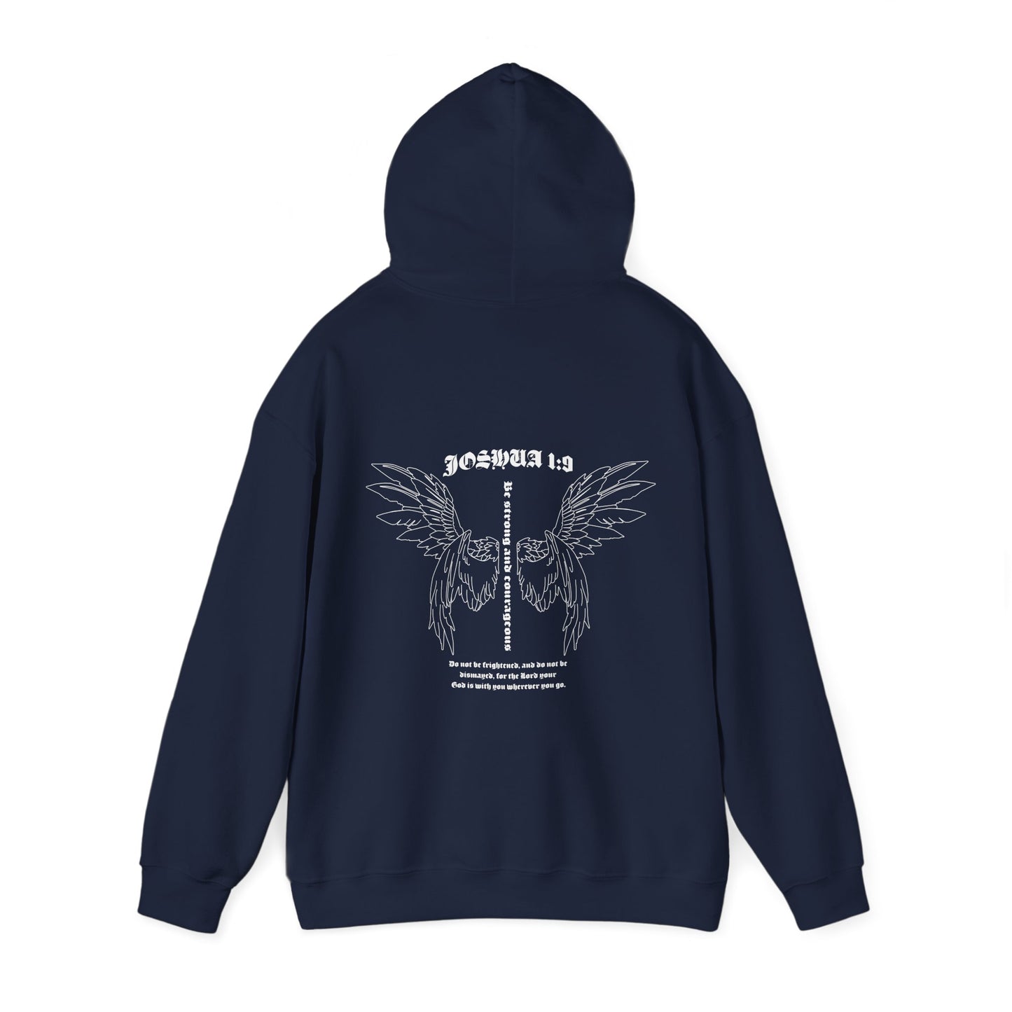 joshua 1:9 premium hoodie