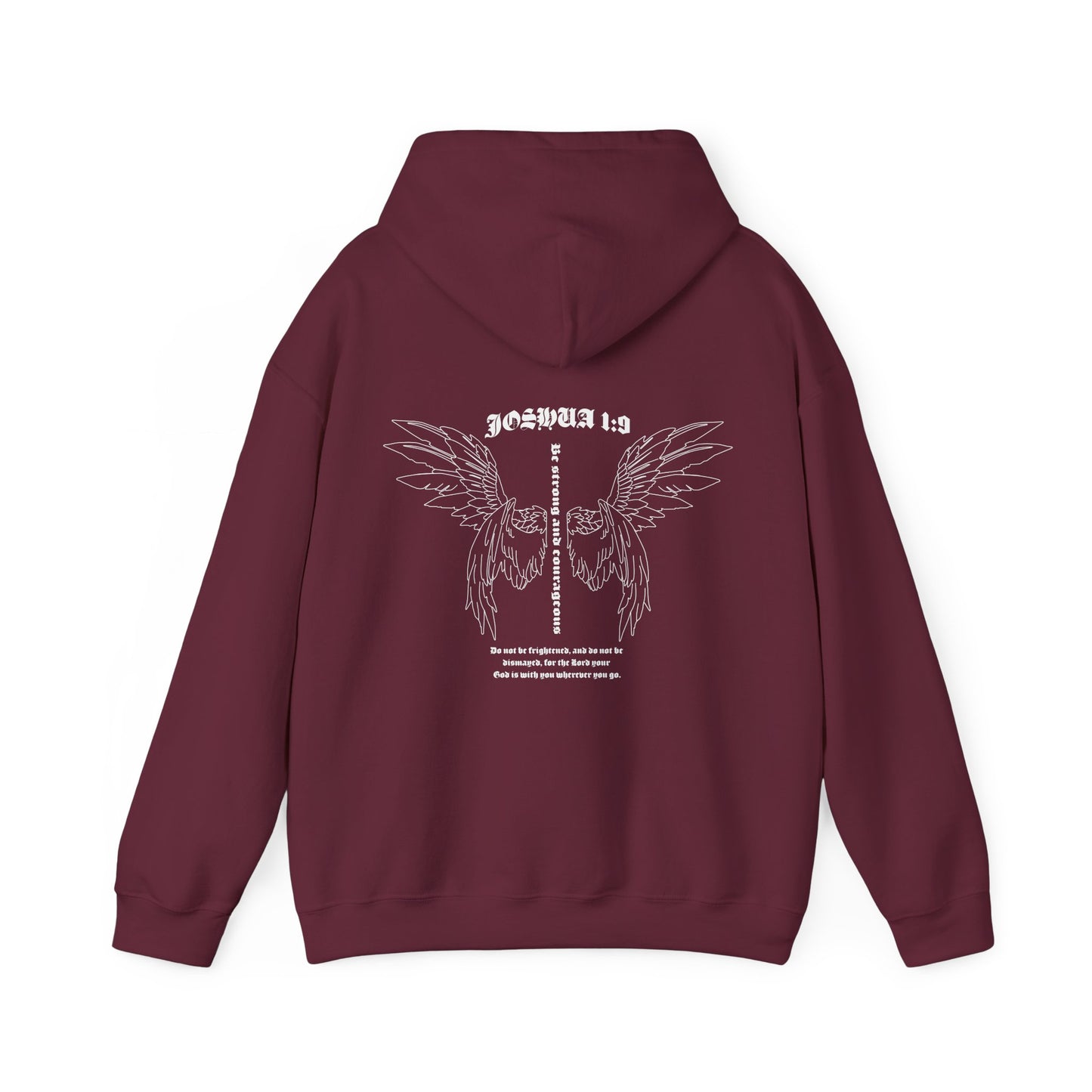 joshua 1:9 premium hoodie