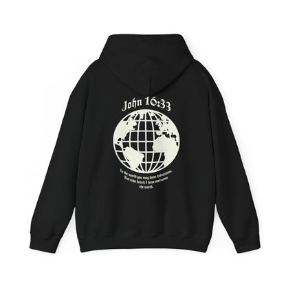 Christian Hoodie - John 16:33 Bible Verse