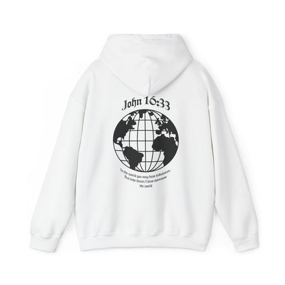 Christian Hoodie - John 16:33 Bible Verse