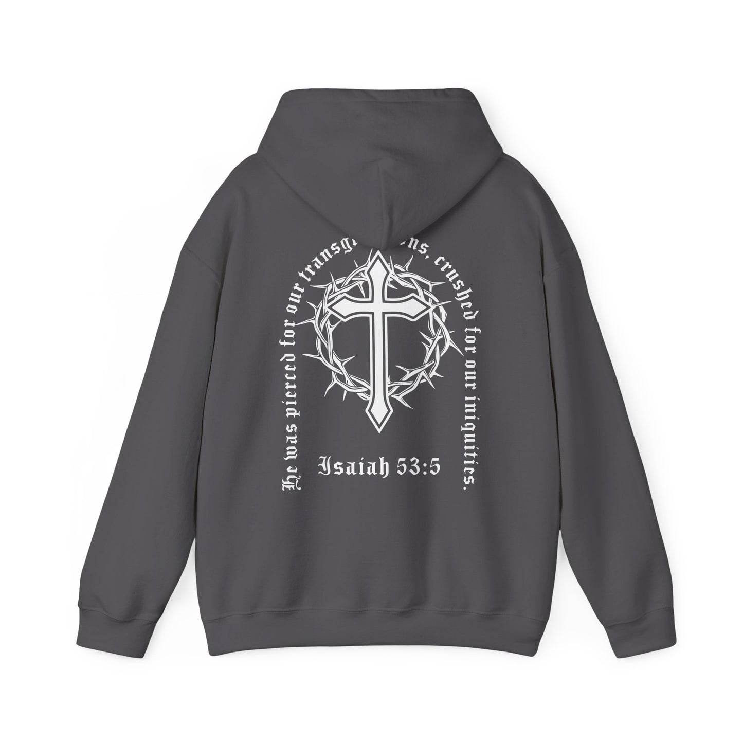 christian isaiah 53:5 hoodie