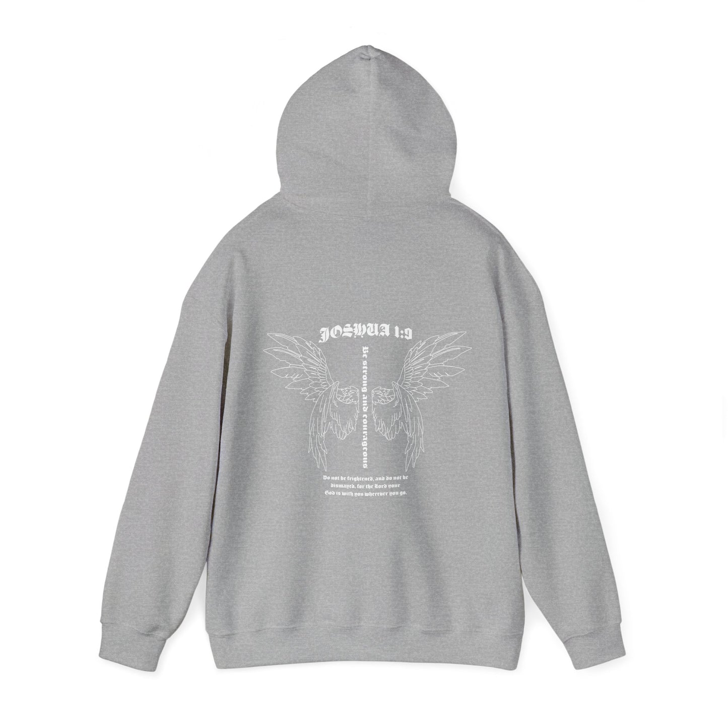 joshua 1:9 premium hoodie