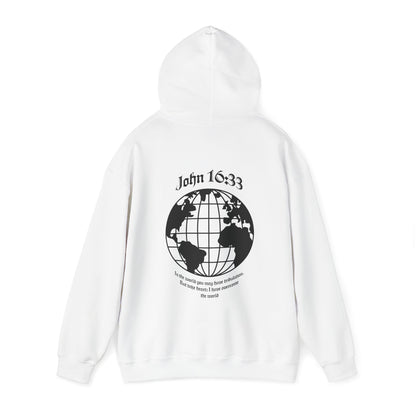 Christian Hoodie - John 16:33 Bible Verse