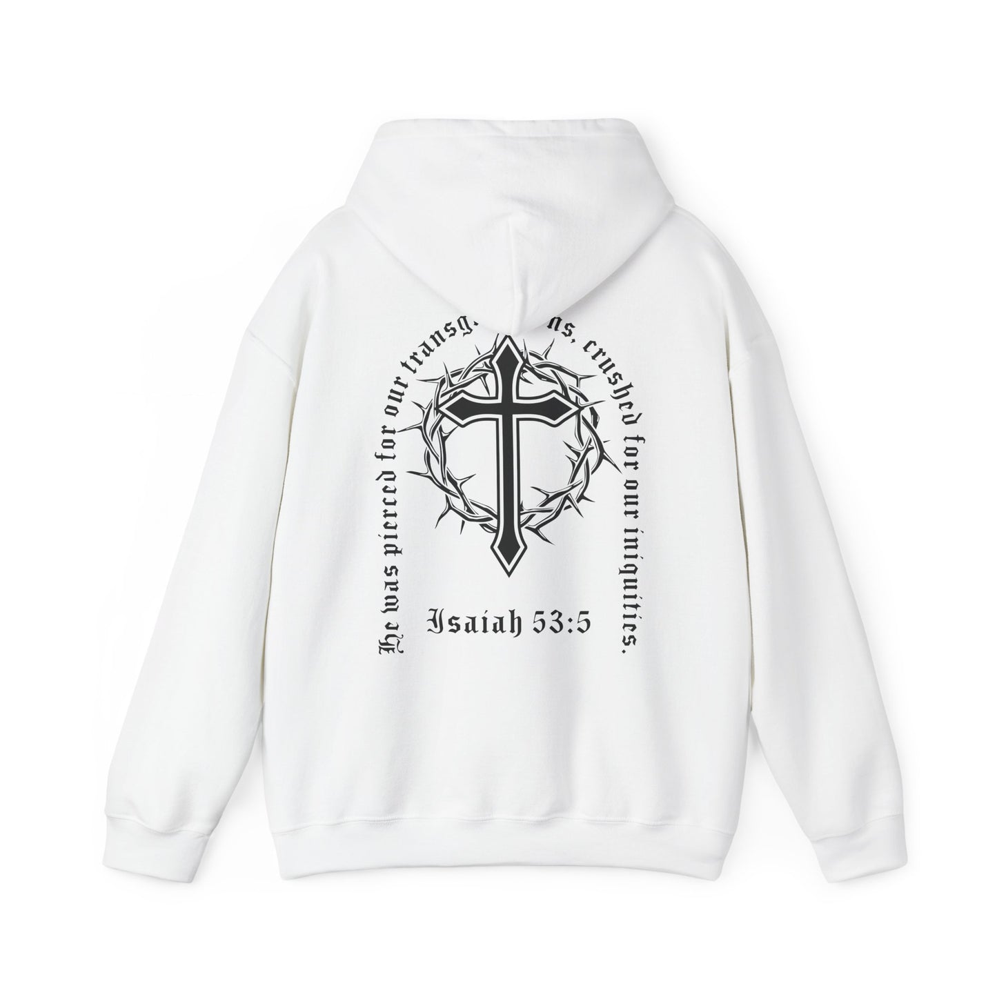 christian isaiah 53:5 hoodie