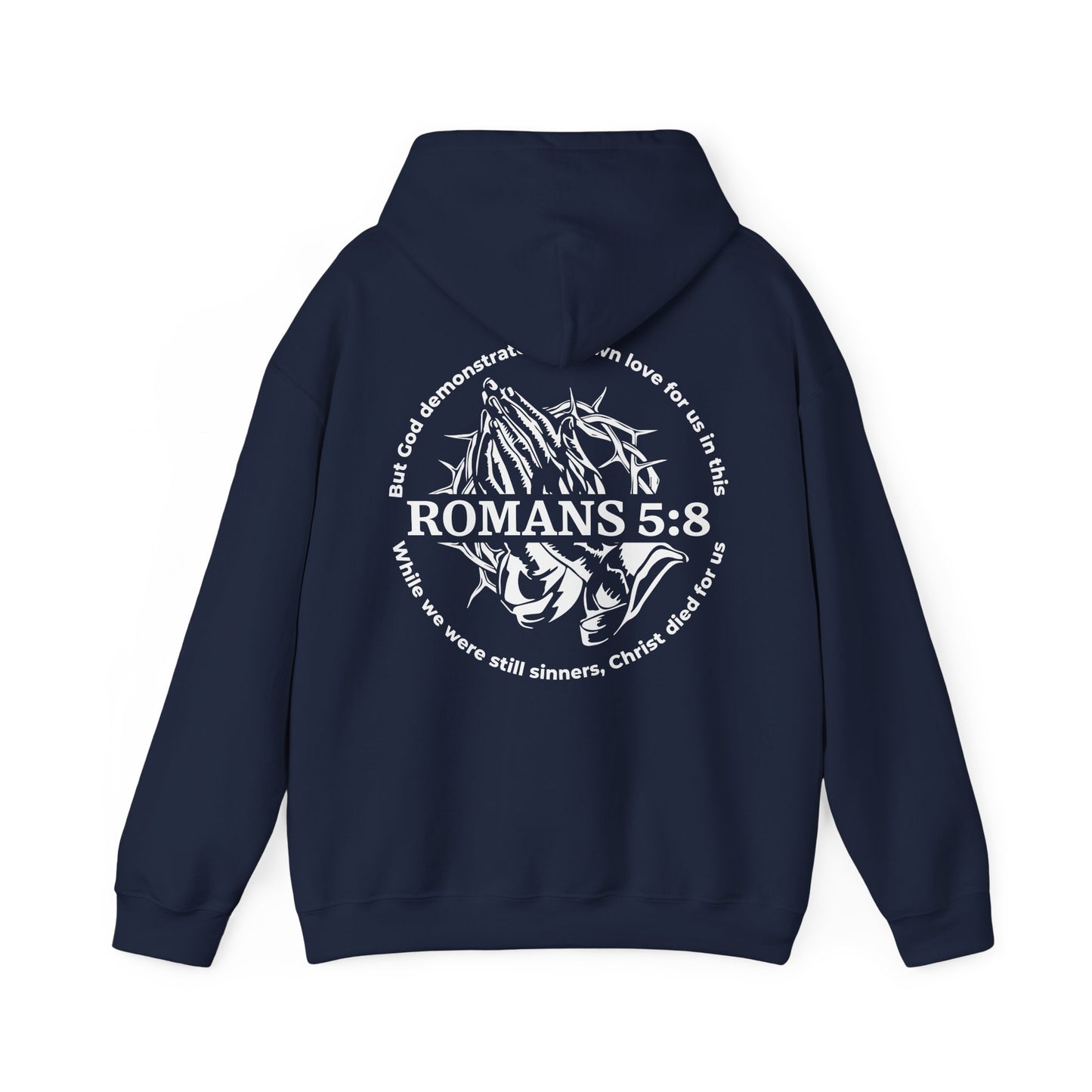 christian hoodie romans 5:8