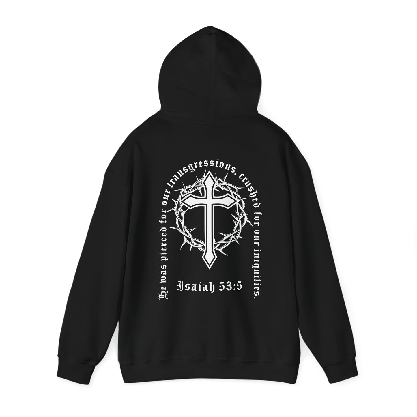 christian isaiah 53:5 hoodie