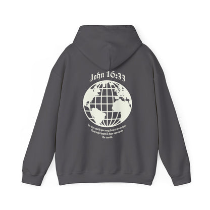 Christian Hoodie - John 16:33 Bible Verse