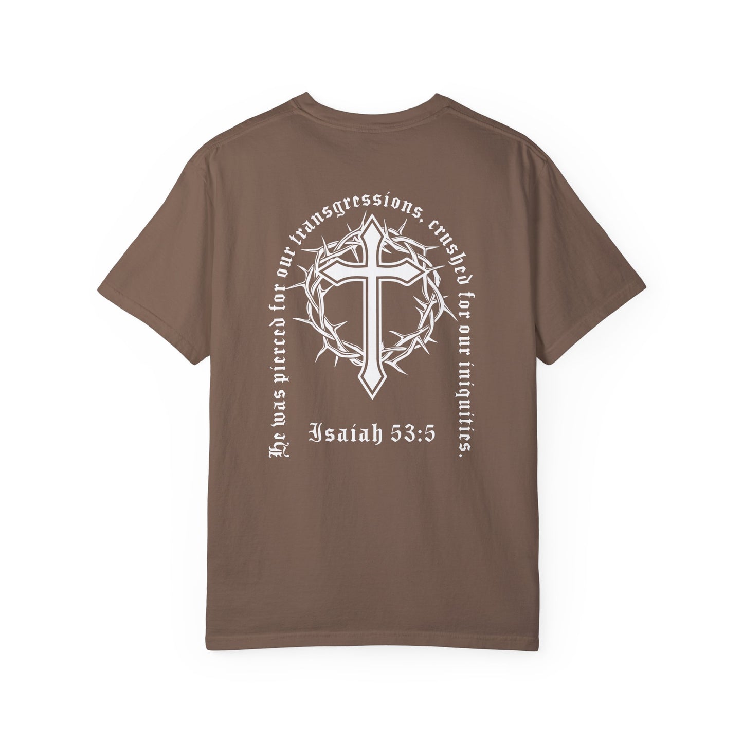 christian verse t-shirt - isaiah 53:5