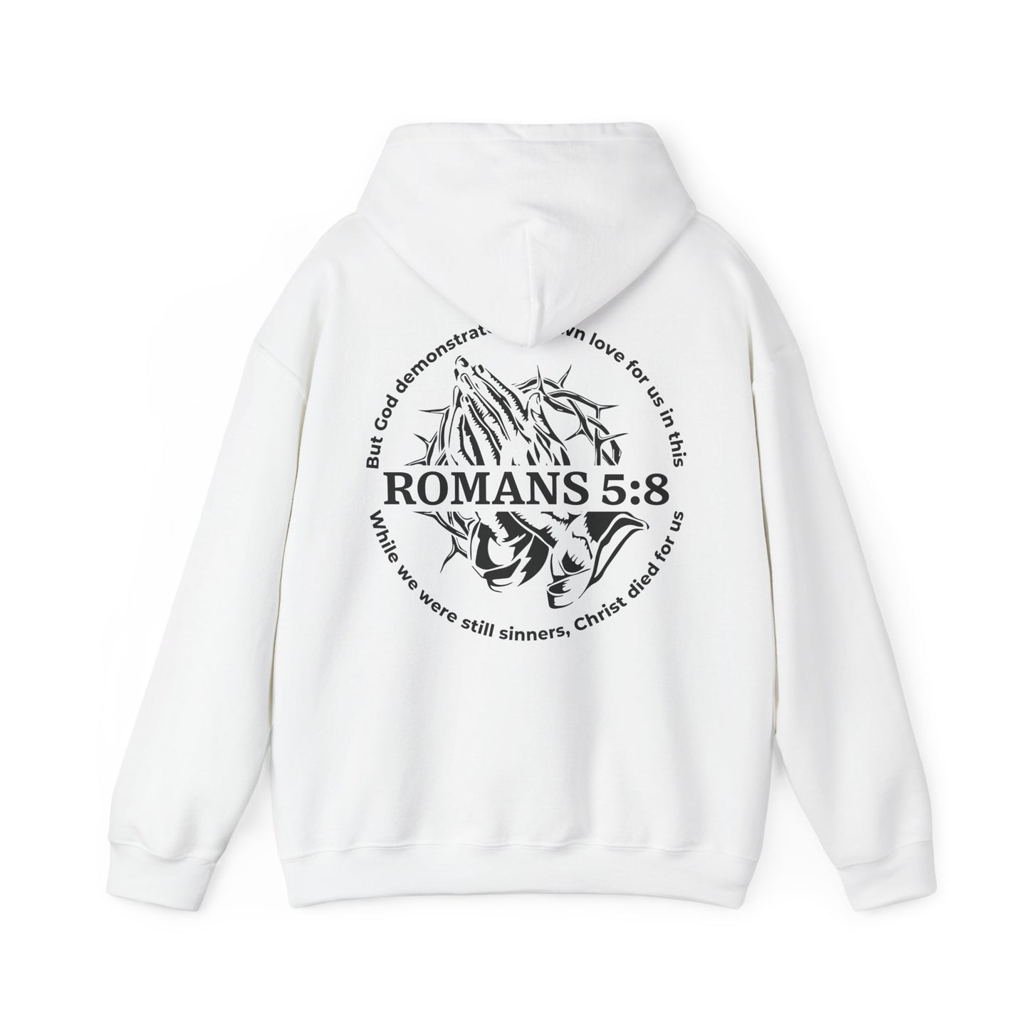 christian hoodie romans 5:8