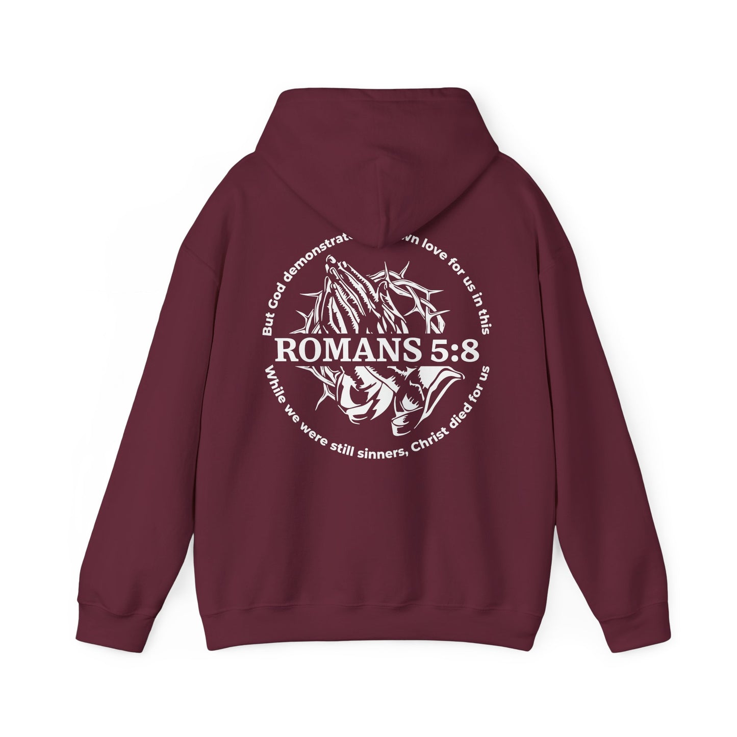 christian hoodie romans 5:8