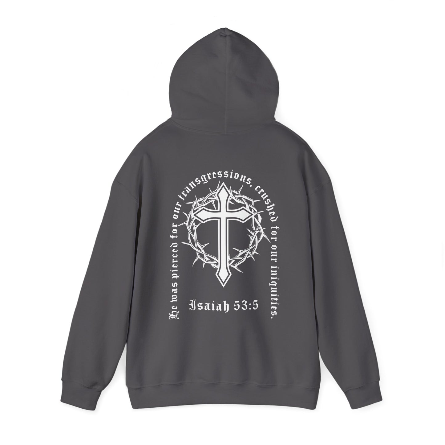 christian isaiah 53:5 hoodie