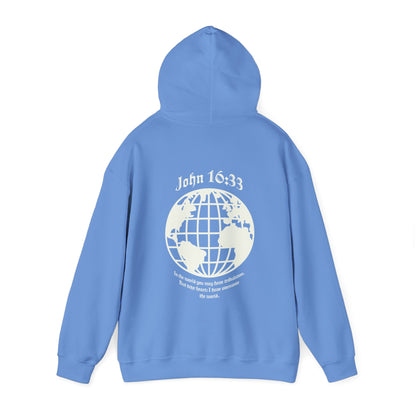 Christian Hoodie - John 16:33 Bible Verse