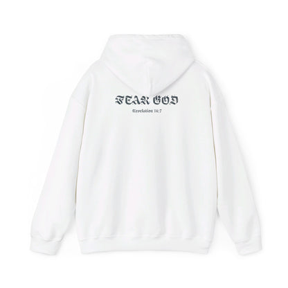 Fear God Hoodie - Revelation 14:7 - Renewed Life Apparel