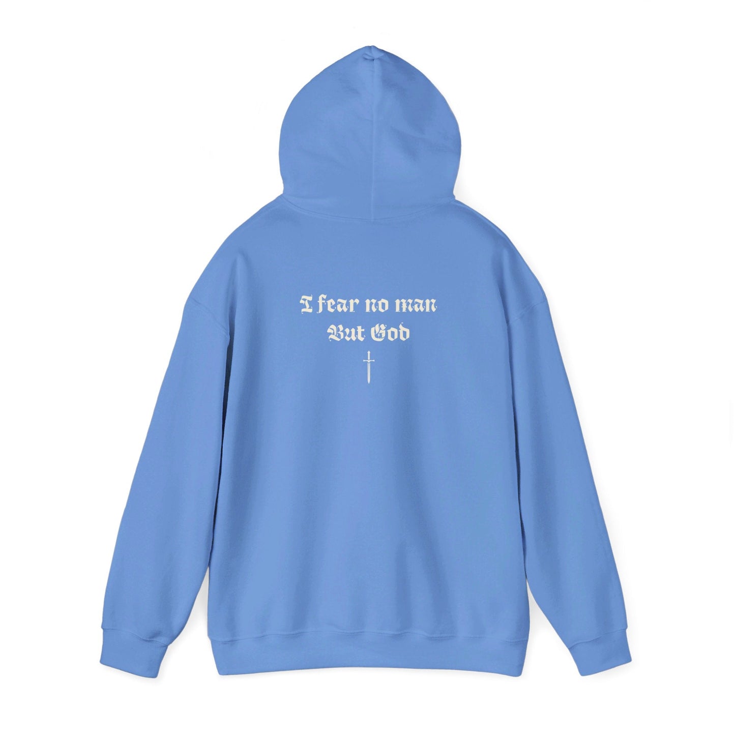 fear no man hoodie - renewed life apparel