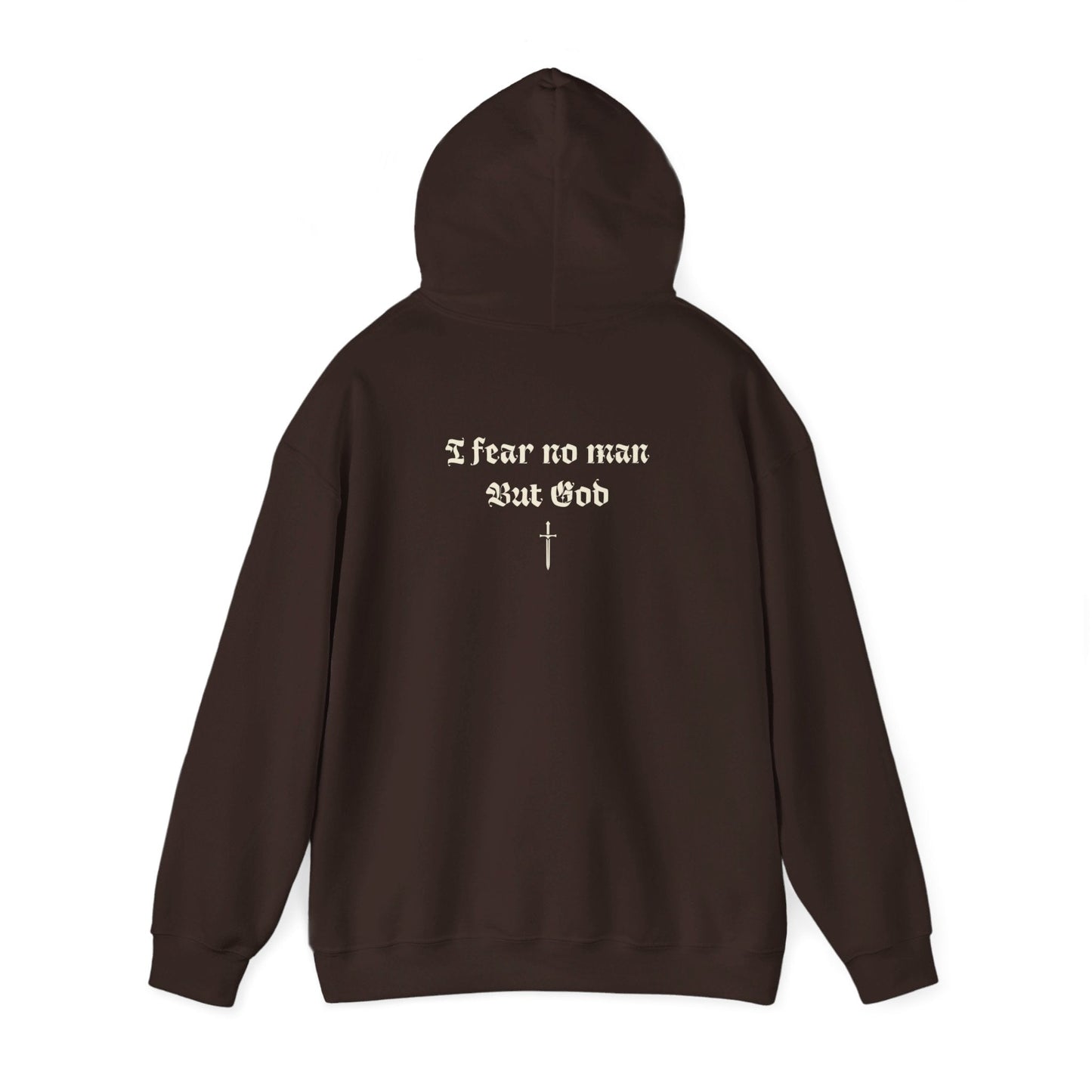 fear no man hoodie - renewed life apparel