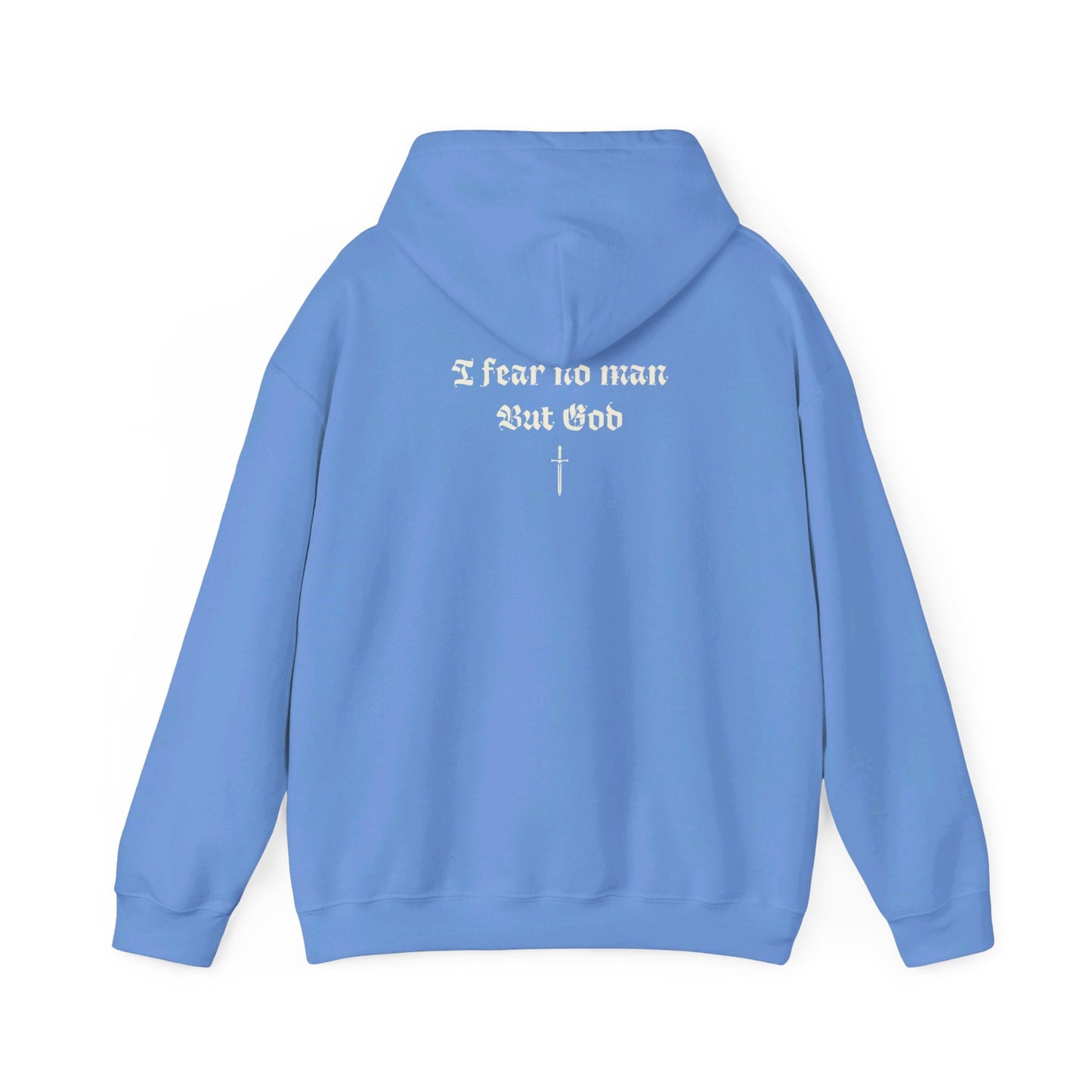 fear no man hoodie - renewed life apparel