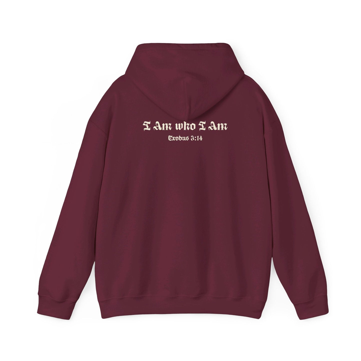i am who i am exodus 3:14 hoodie - renewed life apparel