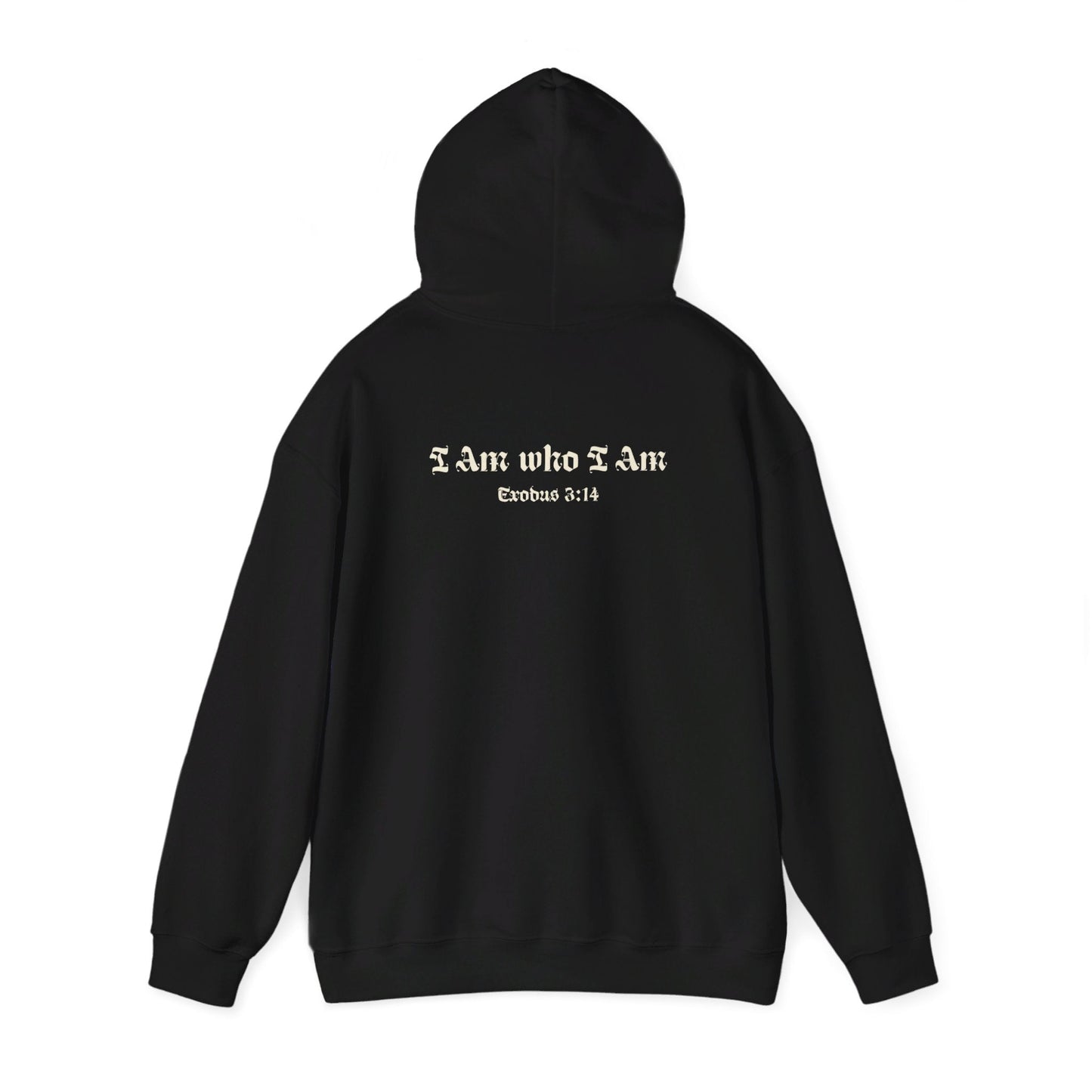 i am who i am exodus 3:14 hoodie - renewed life apparel