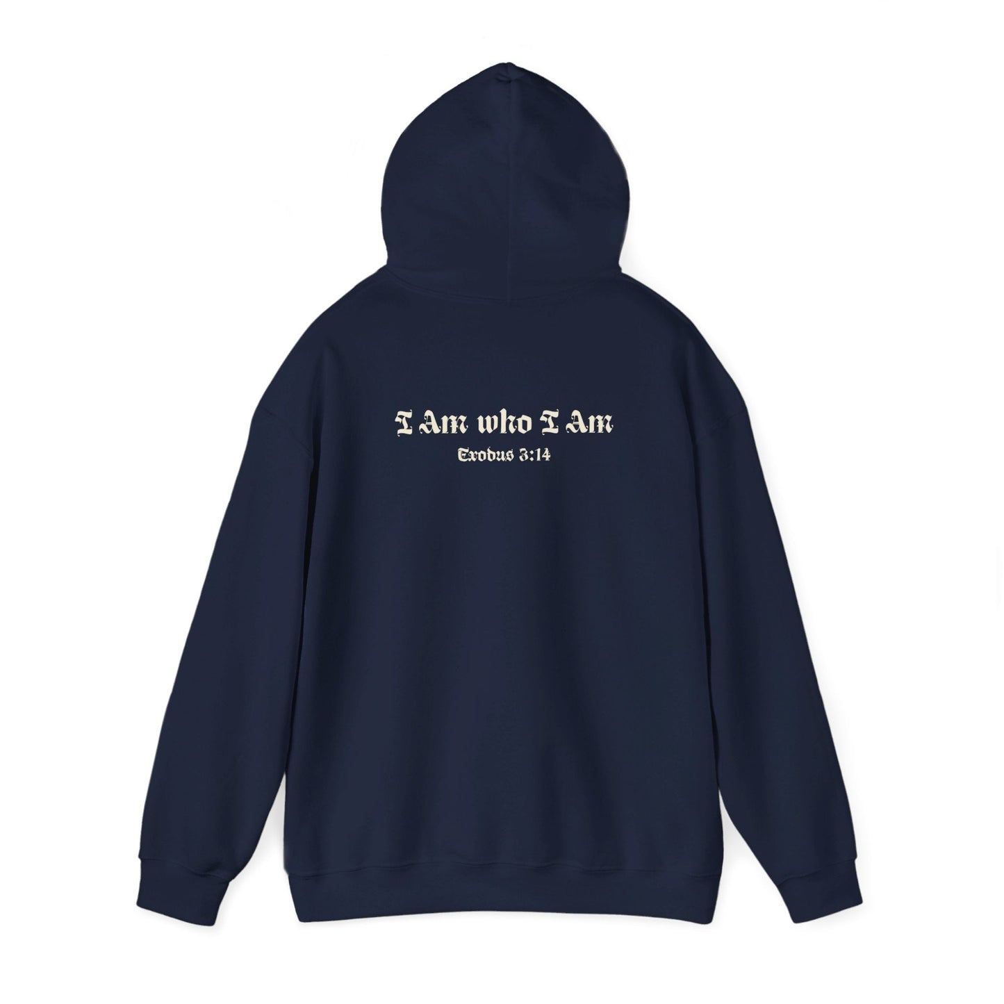 i am who i am exodus 3:14 hoodie - renewed life apparel
