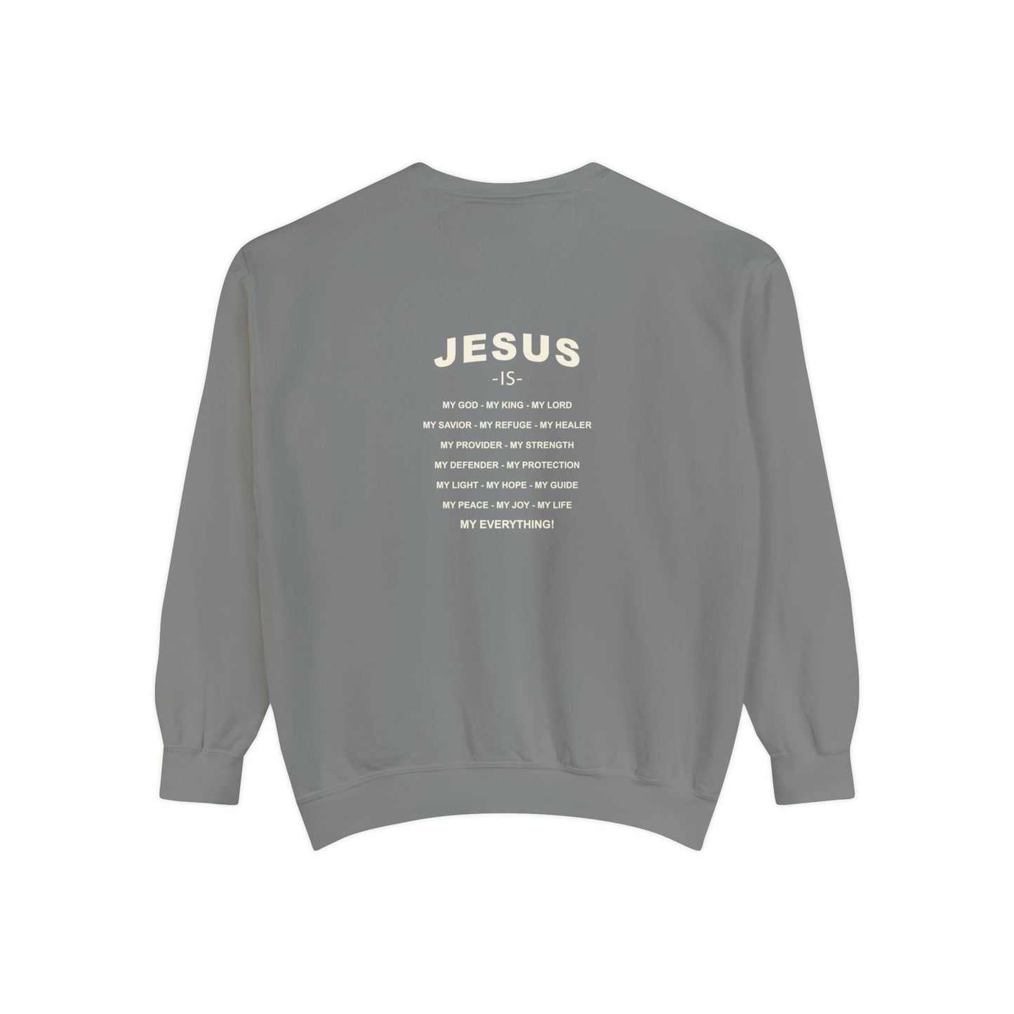 jesus is my everything crewneck - renewed life apparel