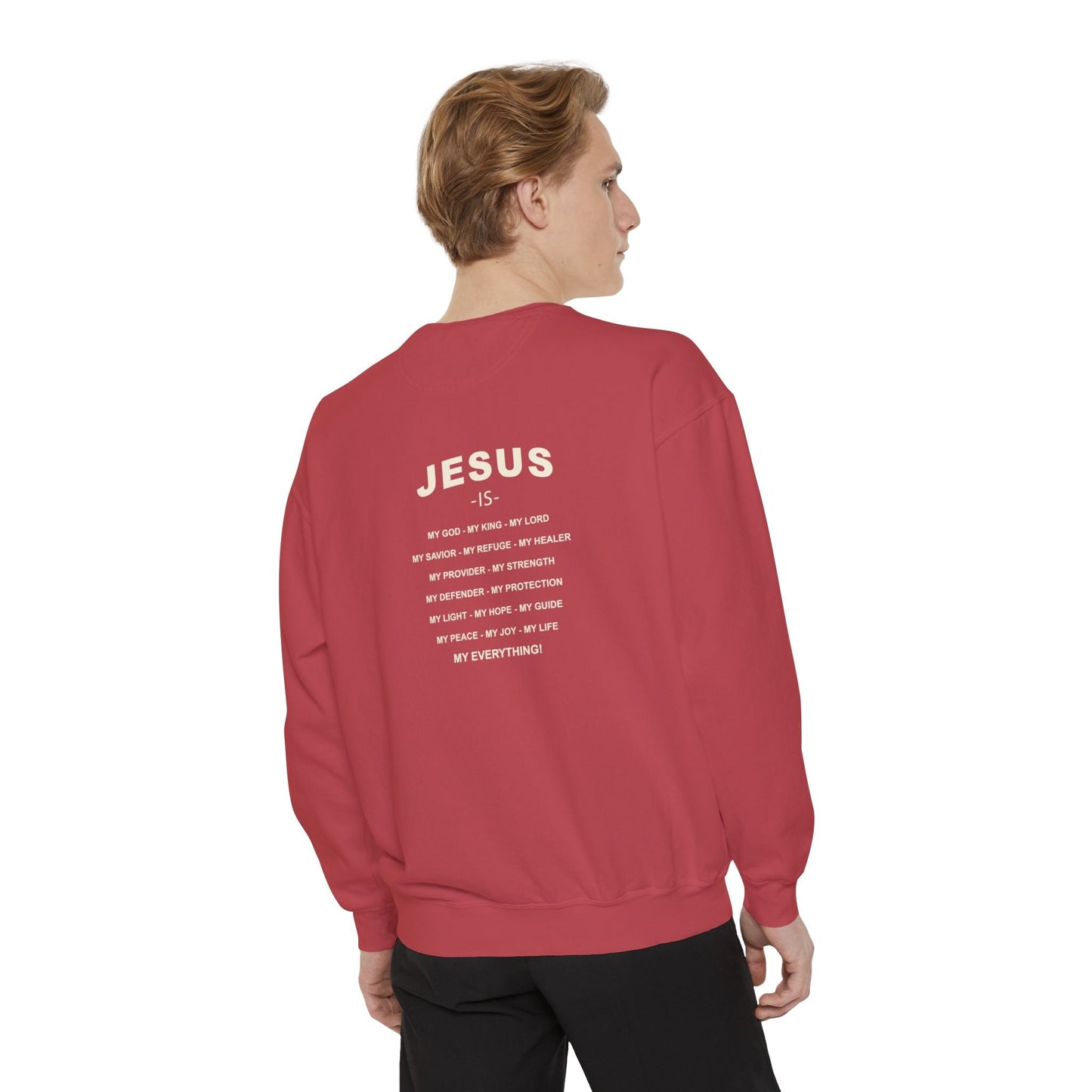 jesus is my everything crewneck - renewed life apparel