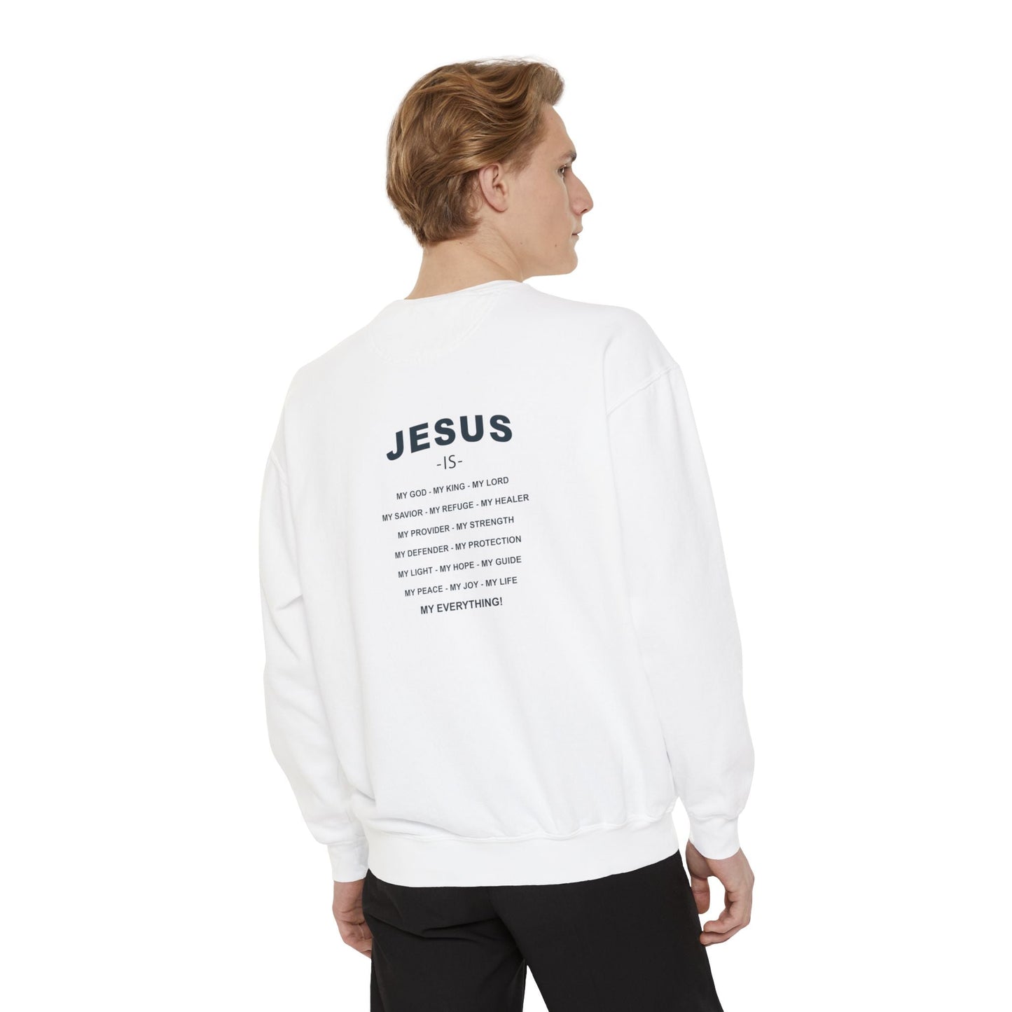 jesus is my everything crewneck - renewed life apparel