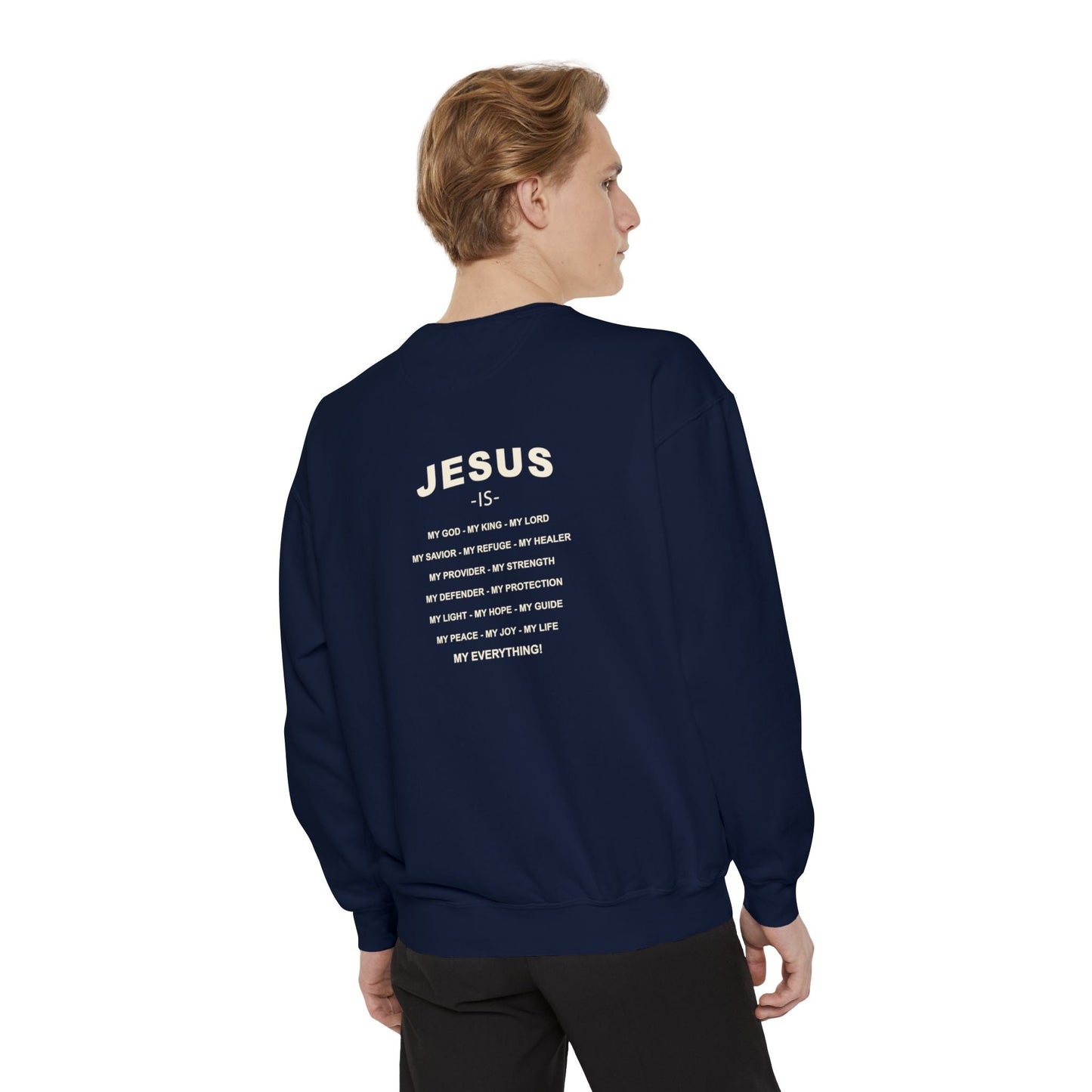 jesus is my everything crewneck - renewed life apparel