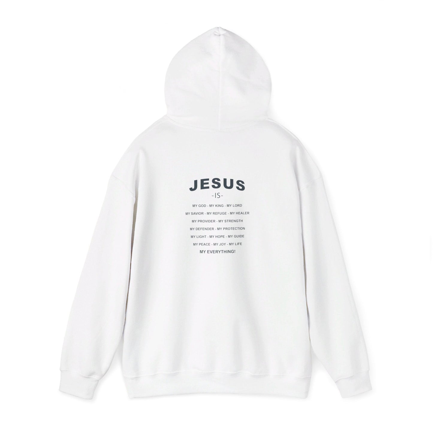 jesus is my everything hoodie - renewed life apparel