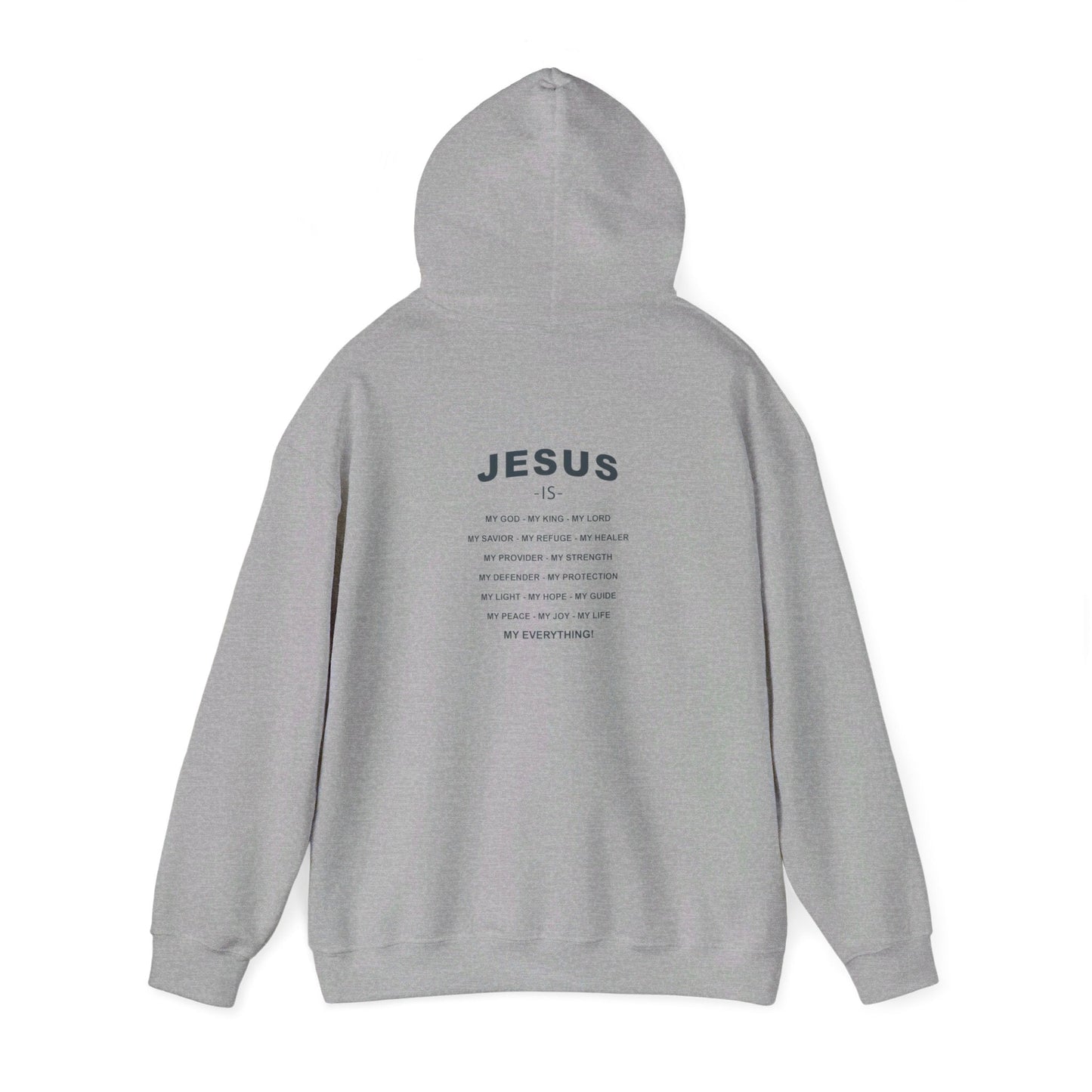 jesus is my everything hoodie - renewed life apparel