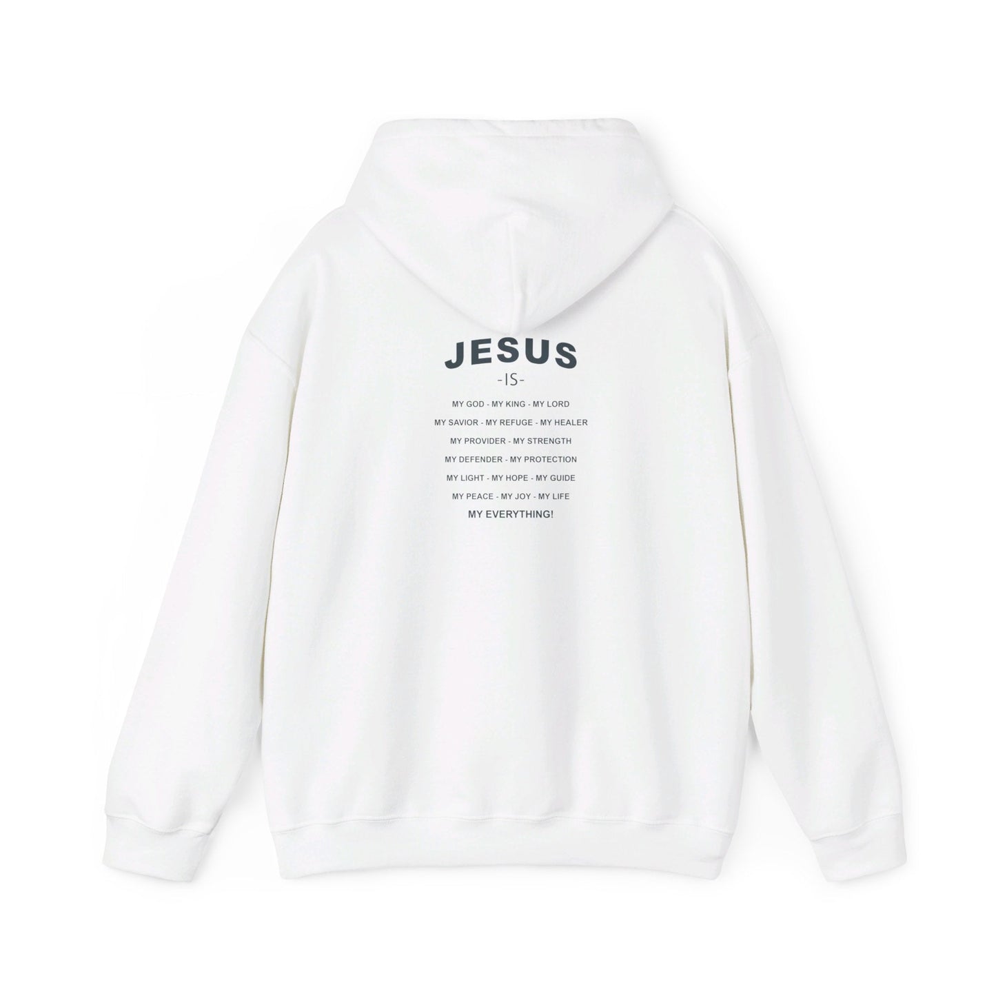 jesus is my everything hoodie - renewed life apparel