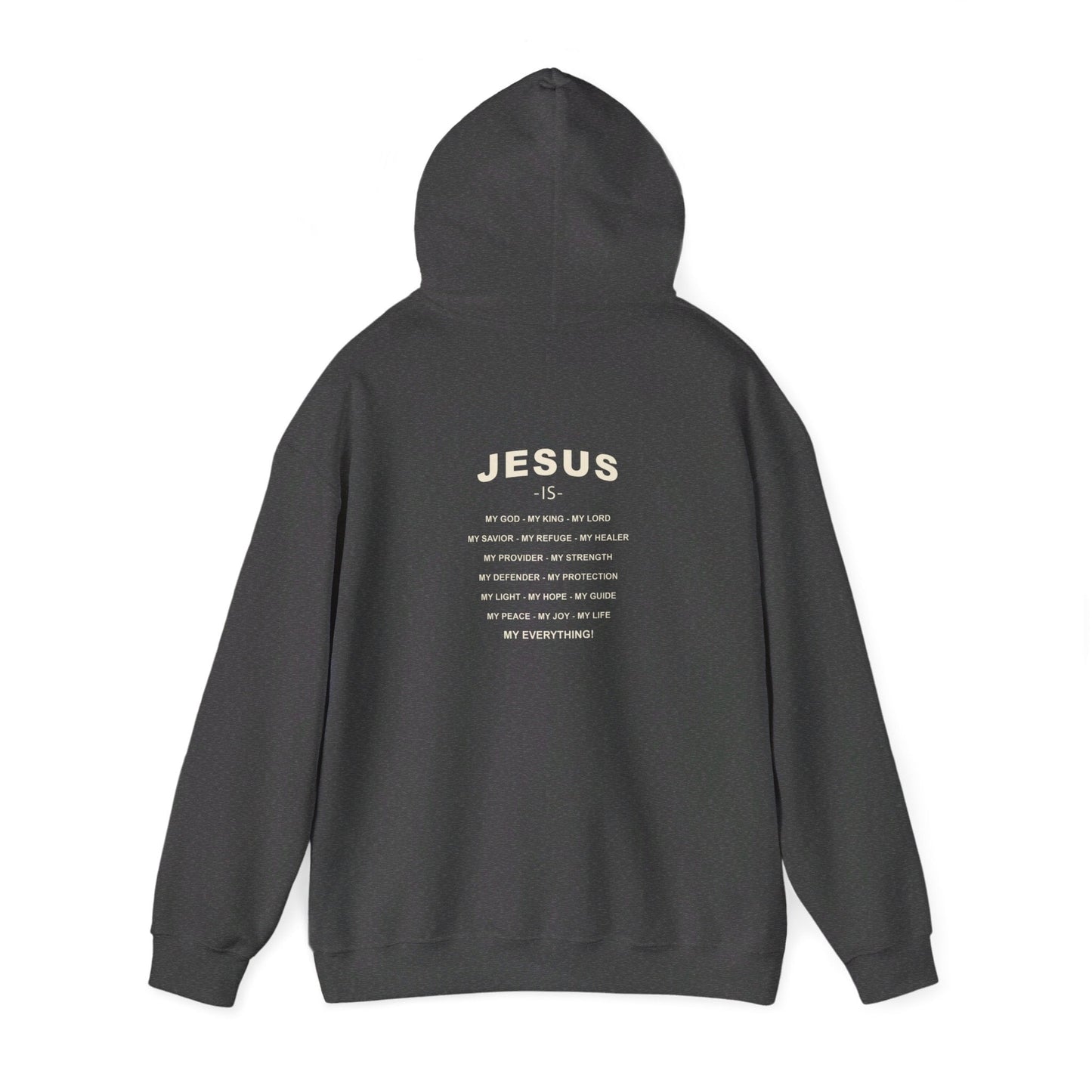 jesus is my everything hoodie - renewed life apparel