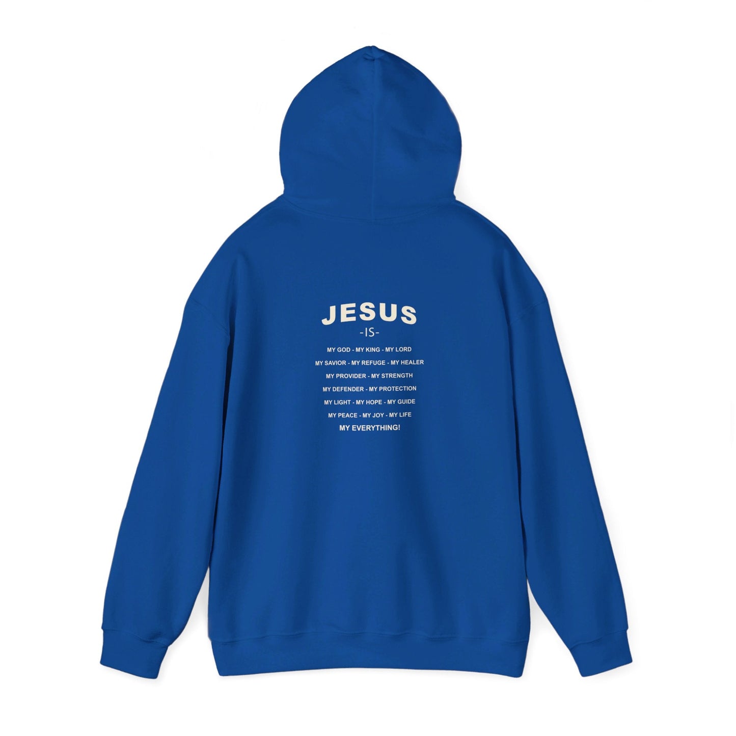 jesus is my everything hoodie - renewed life apparel