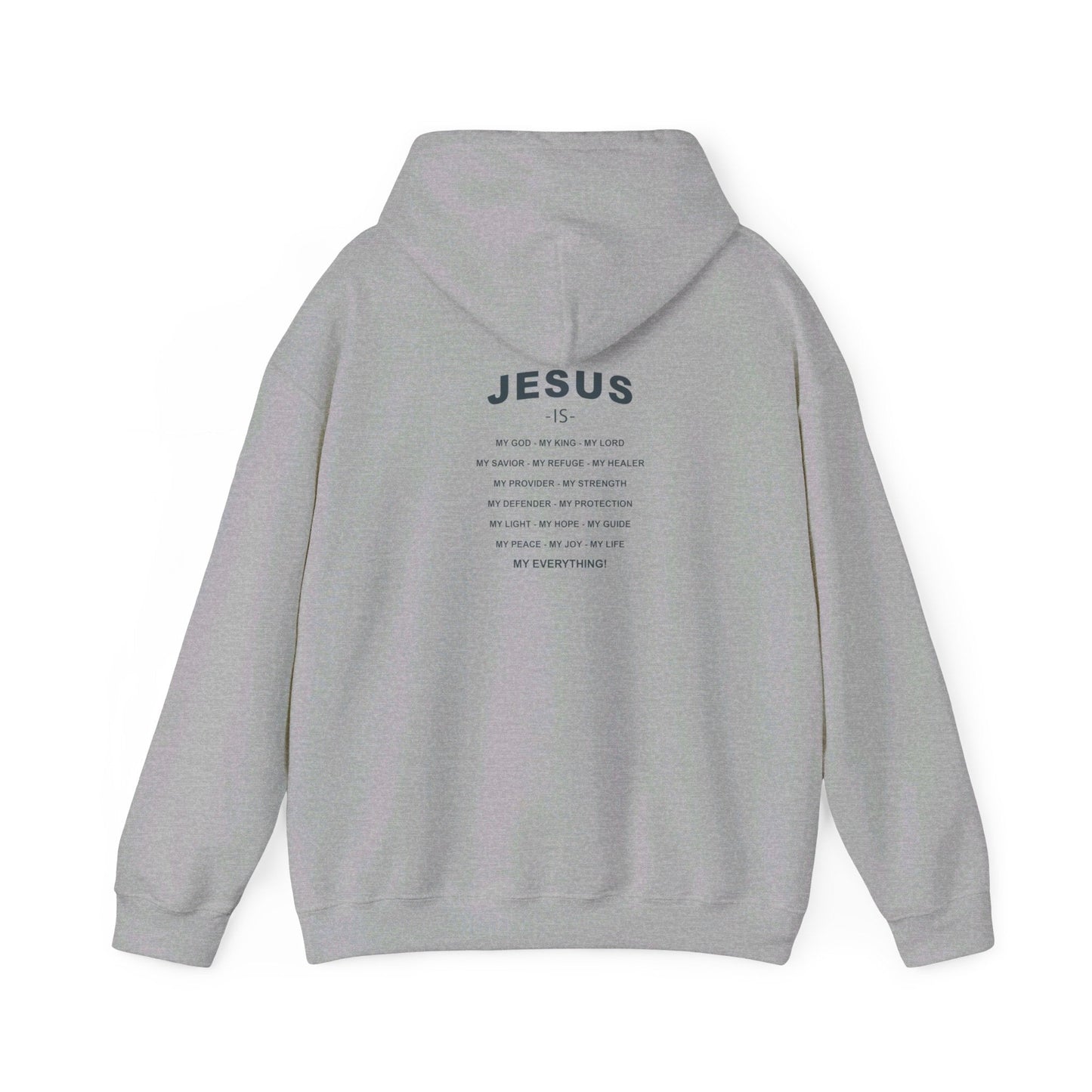 jesus is my everything hoodie - renewed life apparel