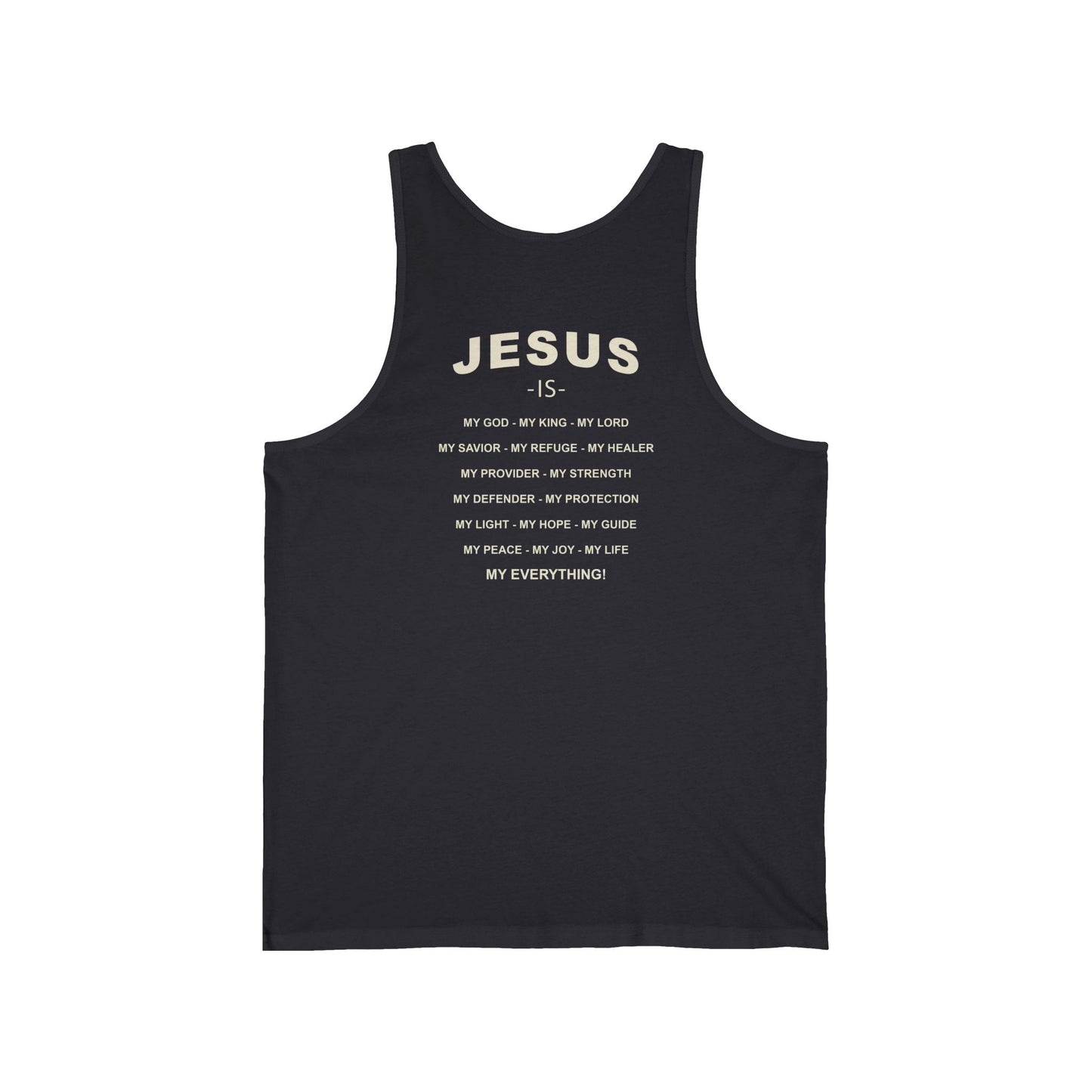 jesus is my everything tank top - renewed life apparel