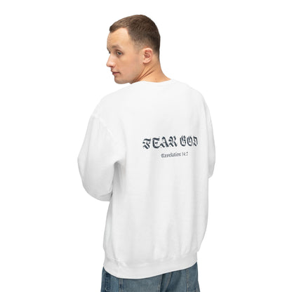 Limited Fear of God Revelation 14:7 Crewneck - Renewed Life Apparel