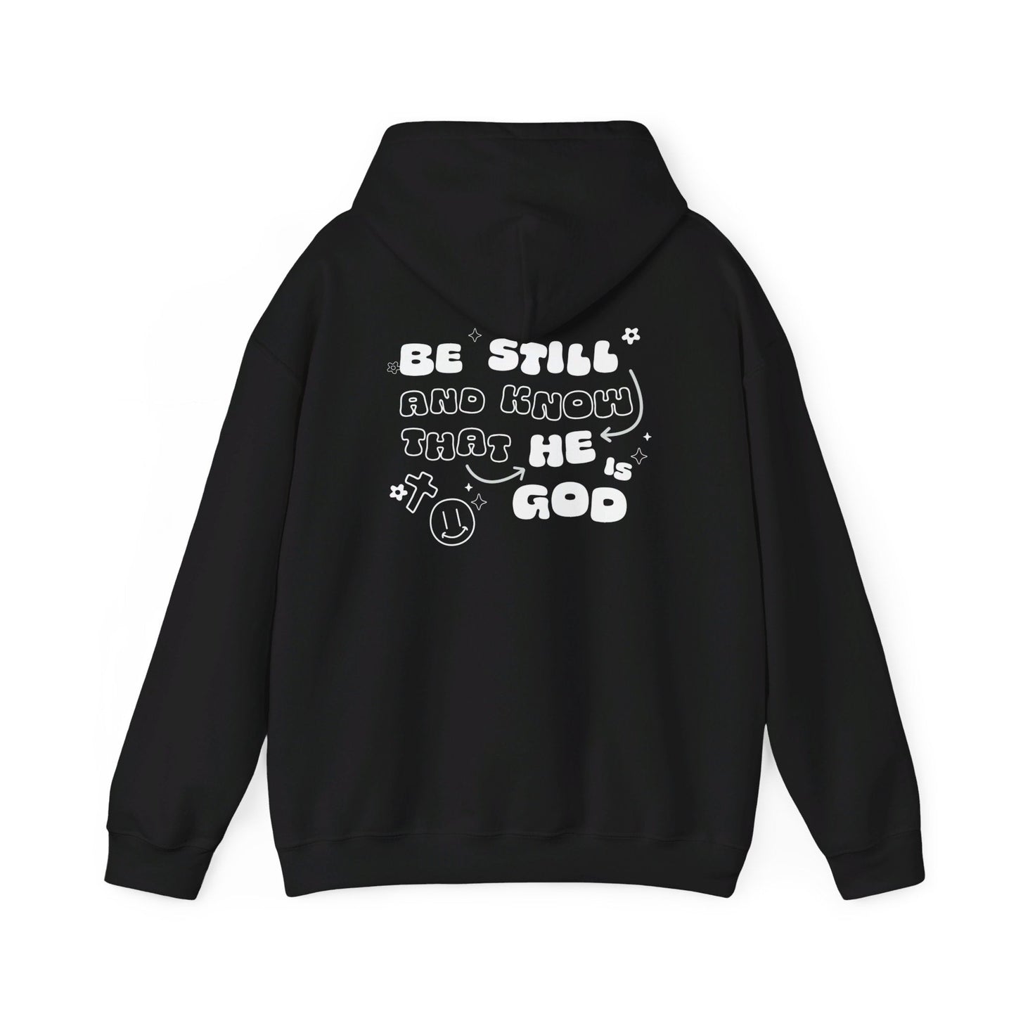 psalm 46:10 hoodie - renewed life apparel