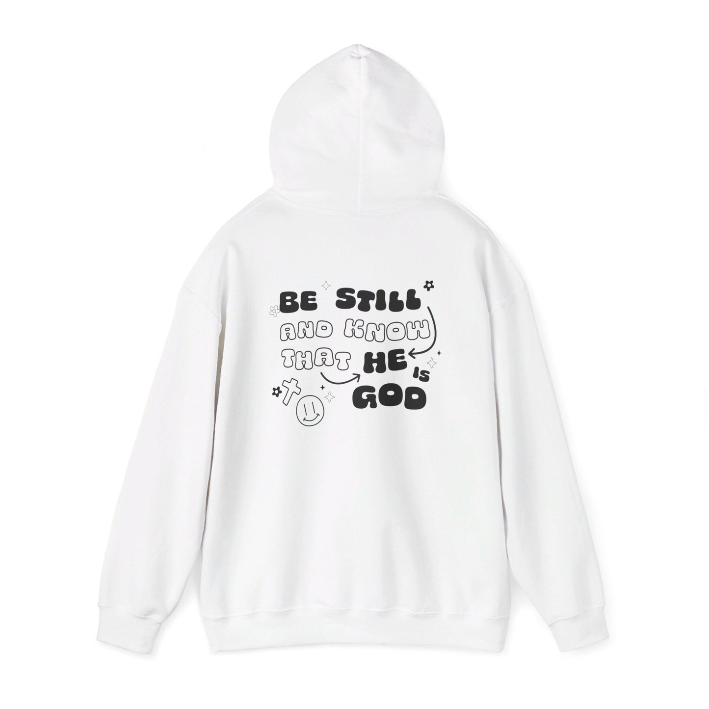 psalm 46:10 hoodie - renewed life apparel